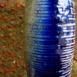 Close-up detail of hand-thrown pottery by Puketai Pottery