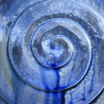 Close-up detail of hand-thrown pottery by Puketai Pottery