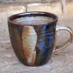 Handmade stoneware mug by Puketai Pottery