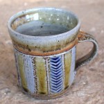 Handmade stoneware mug by Puketai Pottery