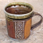 Handmade stoneware mug by Puketai Pottery