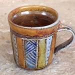 Handmade stoneware mug by Puketai Pottery