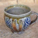 Handmade stoneware cup by Puketai Pottery
