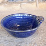 Handmade stoneware bowl by Puketai Pottery