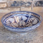 Handmade stoneware bowl by Puketai Pottery