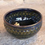 Handmade stoneware bowl by Puketai Pottery