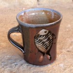 Handmade stoneware mug by Puketai Pottery