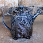 Handmade stoneware teapot by Puketai Pottery