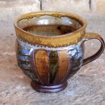 Handmade stoneware cup by Puketai Pottery