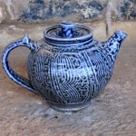 Handmade stoneware teapot by Puketai Pottery