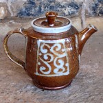 Handmade stoneware teapot by Puketai Pottery