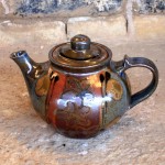 Handmade stoneware teapot by Puketai Pottery