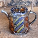 Handmade stoneware teapot by Puketai Pottery