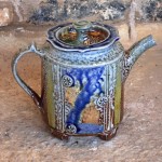 Handmade stoneware teapot by Puketai Pottery