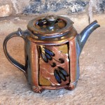 Handmade stoneware teapot by Puketai Pottery