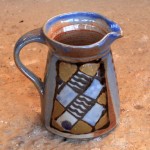 Handmade stoneware jug by Puketai Pottery