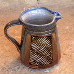 Handmade stoneware jug by Puketai Pottery