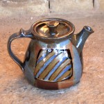 Handmade stoneware teapot by Puketai Pottery