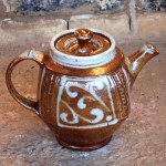 Handmade stoneware teapot by Puketai Pottery