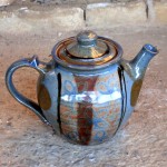 Handmade stoneware teapot by Puketai Pottery