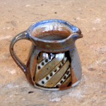 Handmade stoneware jug by Puketai Pottery
