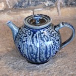 Handmade stoneware teapot by Puketai Pottery