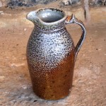 Handmade stoneware jug by Puketai Pottery