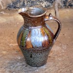 Handmade stoneware jug by Puketai Pottery