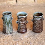 Handmade stoneware vase by Puketai Pottery