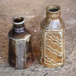 Handmade stoneware vase by Puketai Pottery