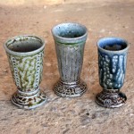 Handmade stoneware vase by Puketai Pottery